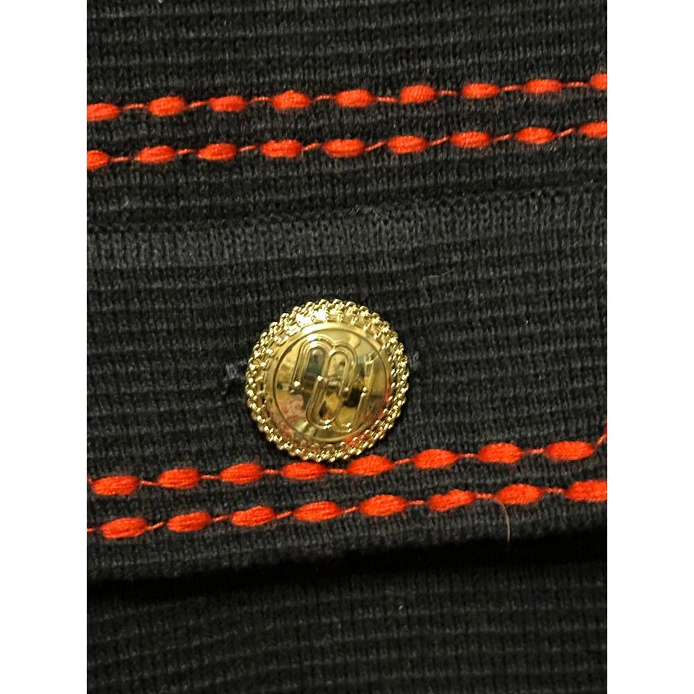 Maje Mollie Topstitched Cardigan Size 1 (Small) - image 3